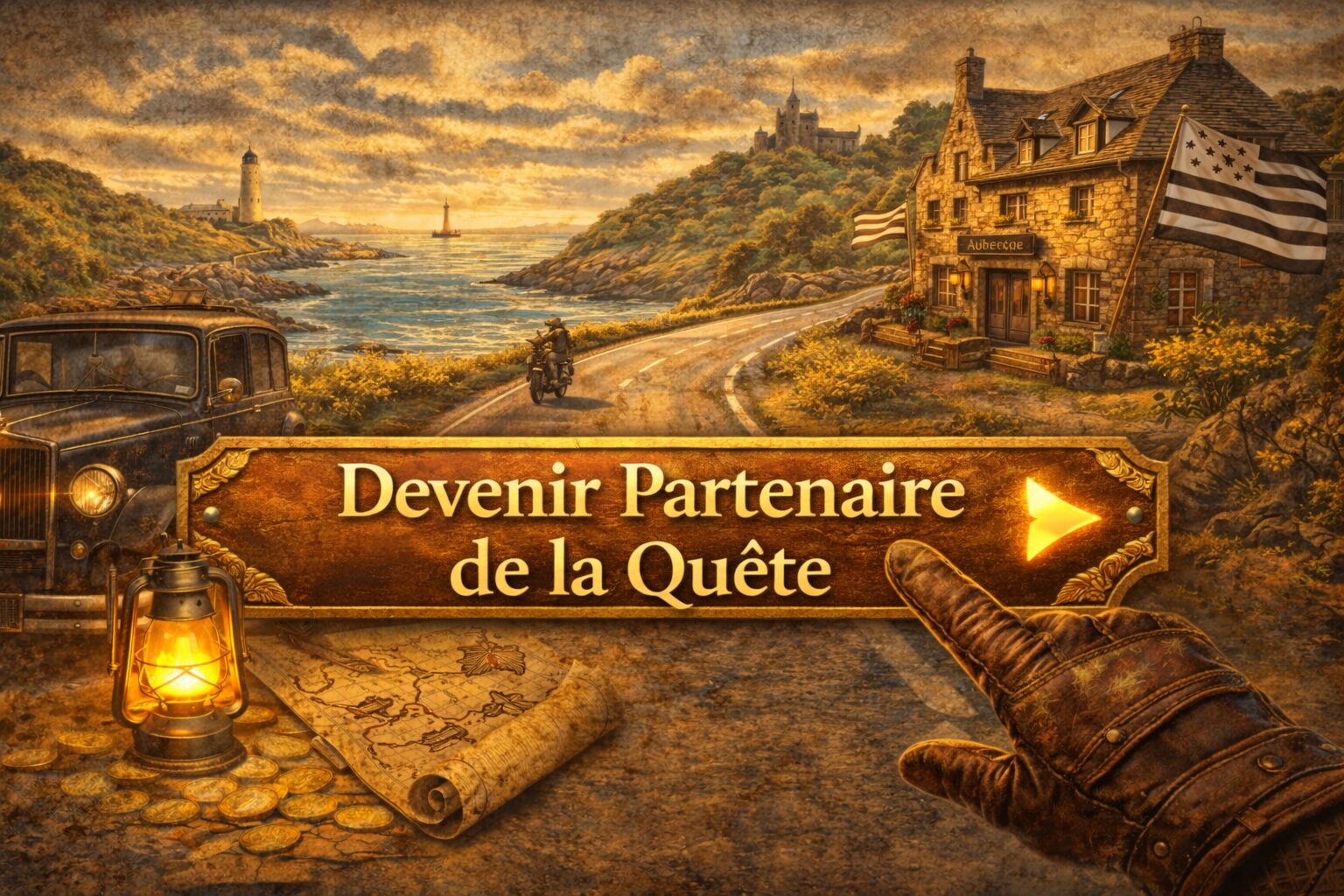 Devenir partenaire – événement solidaire Chasse aux Trésors du Finistère 2026