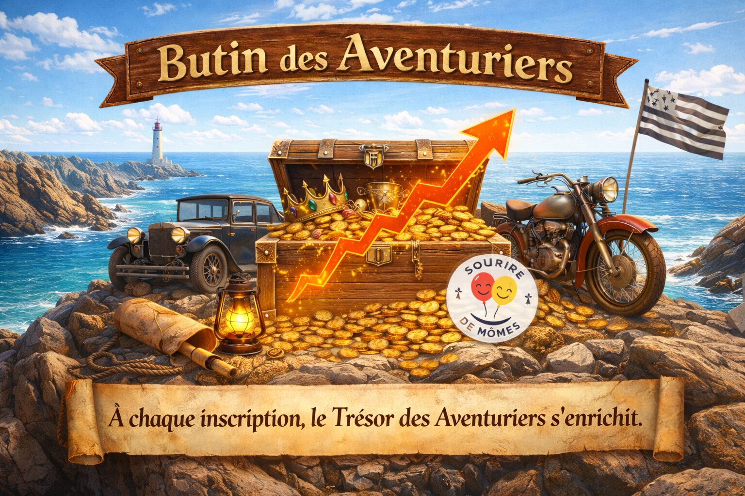 Butin des Aventuriers – Chasse aux Trésors du Finistère 2026, récompense évolutive pour l’équipe gagnante